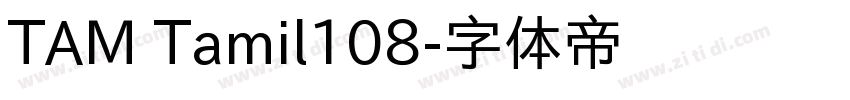 TAM Tamil108字体转换